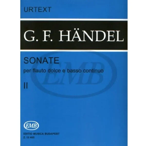 Sonatas urtext para Flauta II de Haendel