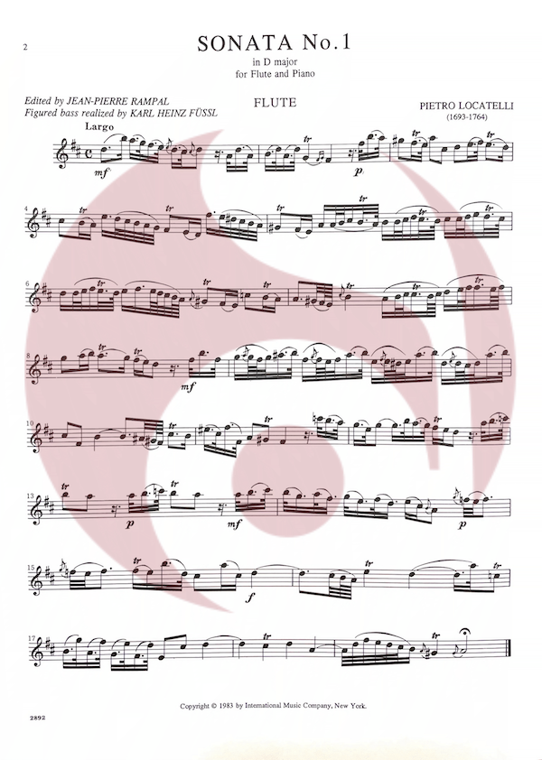 Locatelli sonata flauta