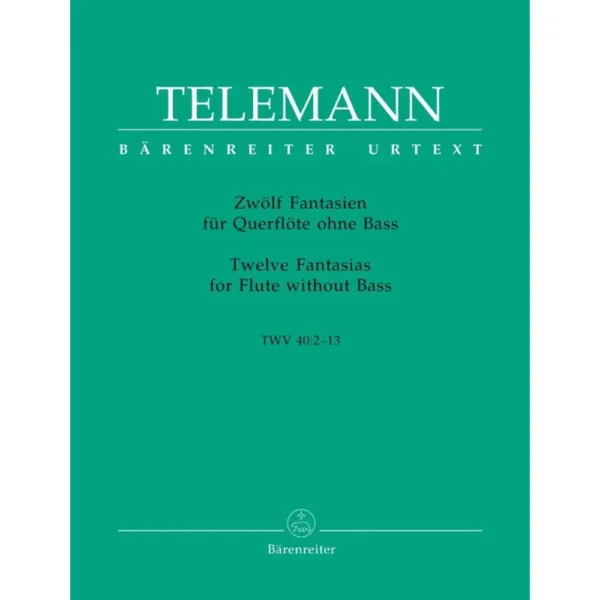 12 Fantasías para Flauta de Telemann