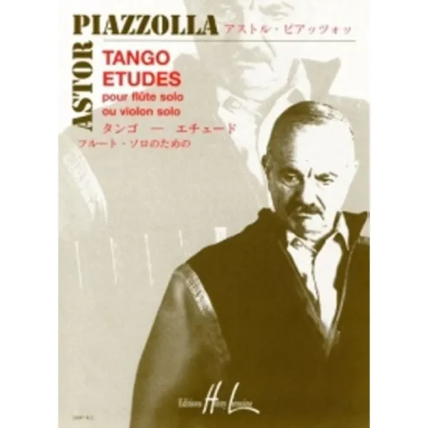 Tango etudes para flauta Astor Piazzolla