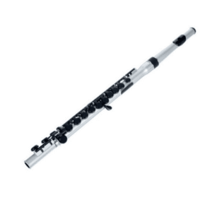 Flauta Travesera Nuvo N-235SFSB Student 2.0 Plata y Negra