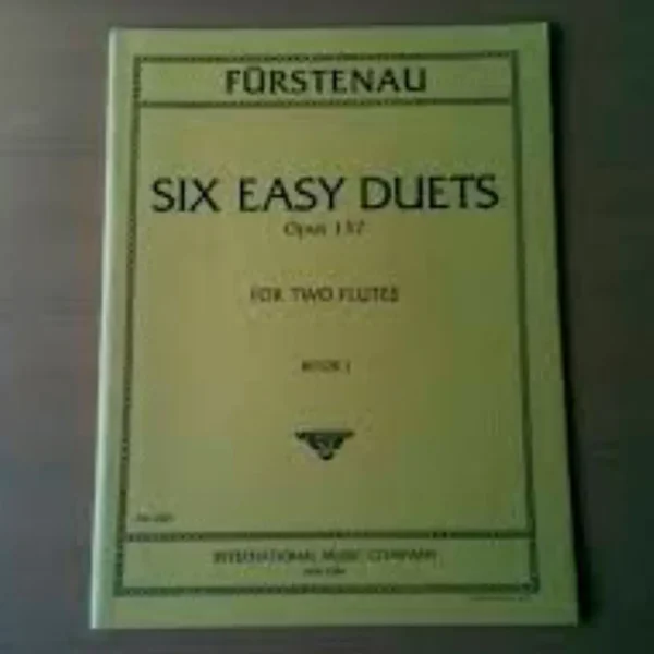 6 dúos fáciles para flauta de Fürstenau