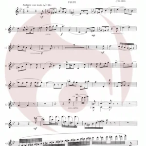 Romanza Siciliana para Flauta J 47 de Weber
