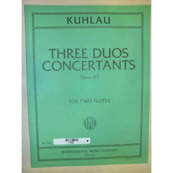 3 dúos concertantes de Kuhlau