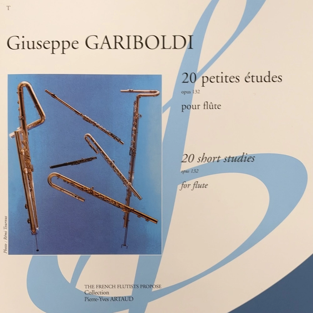 20 Estudios para flauta Op. 132 de Gariboldi