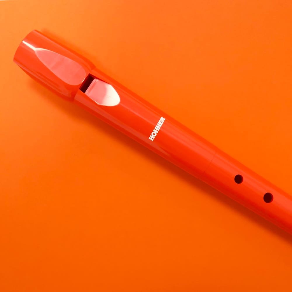 Flauta escolar Hohner roja