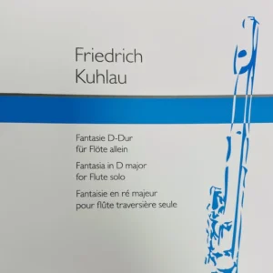 Fantasía para Flauta en Re Mayor op 38 nº 1 de Kuhlau