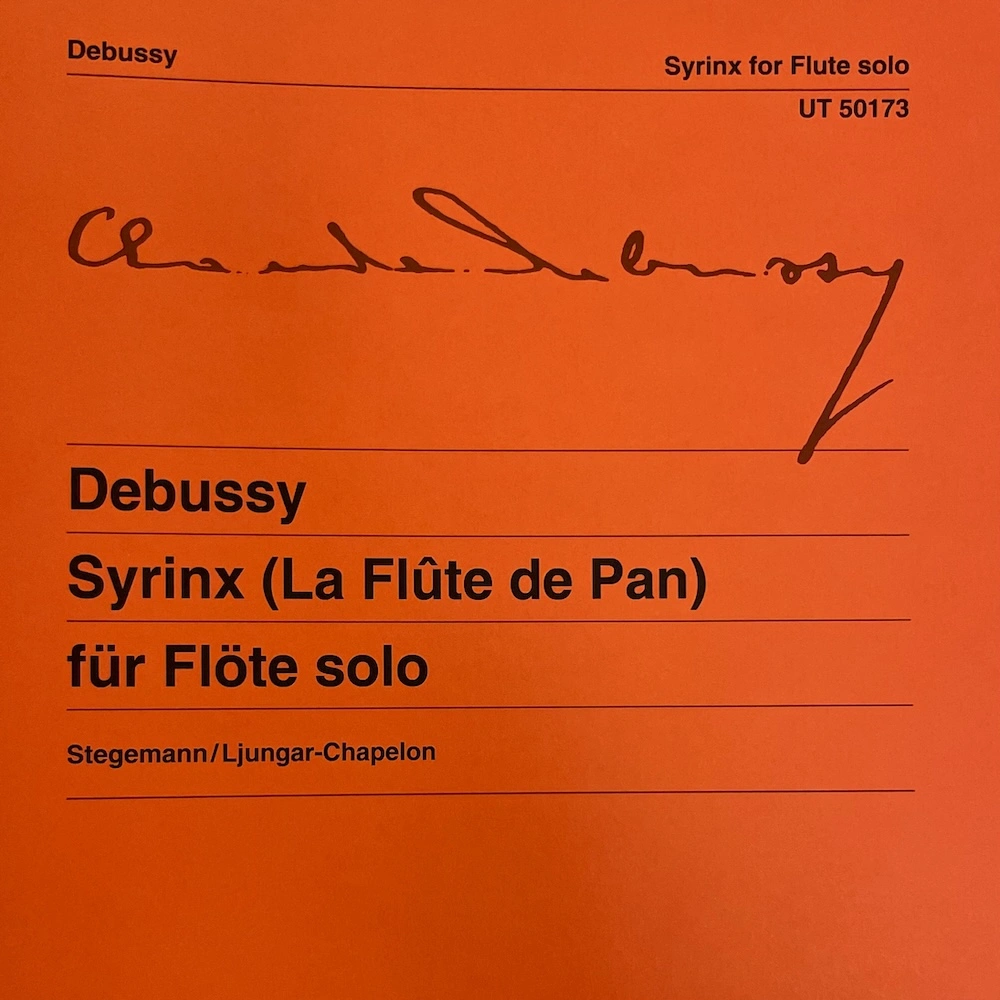 Syrinx para Flauta sola de Debussy