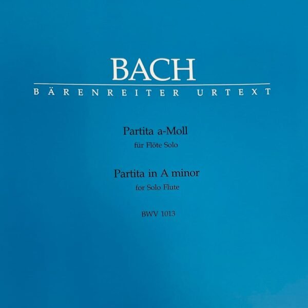 Partita en La menor para Flauta de J S Bach