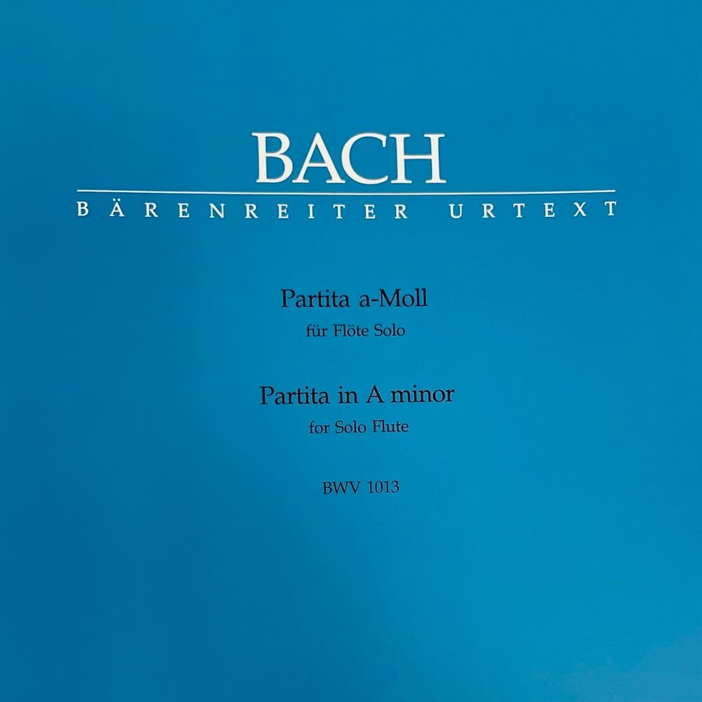 Partita en La menor para Flauta de J S Bach