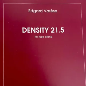 Density 21.5 para Flauta de Varése