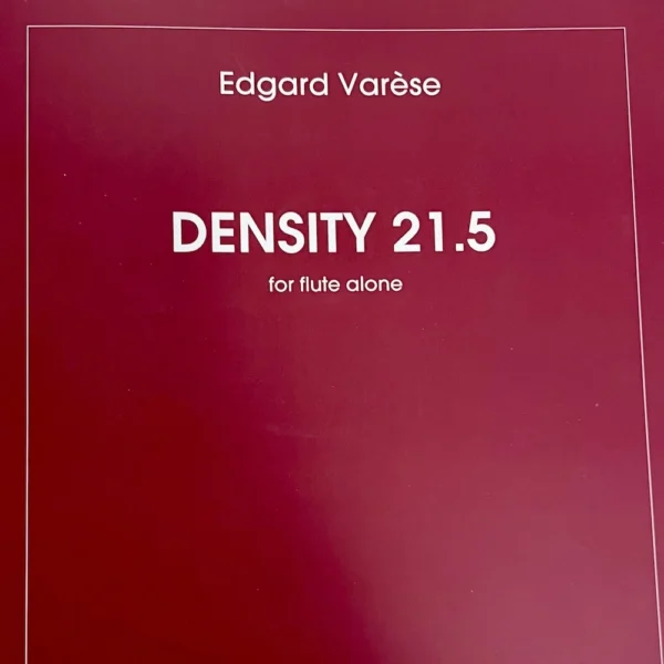 Density 21.5 para Flauta de Varése