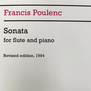 Sonata para Flauta de Poulenc