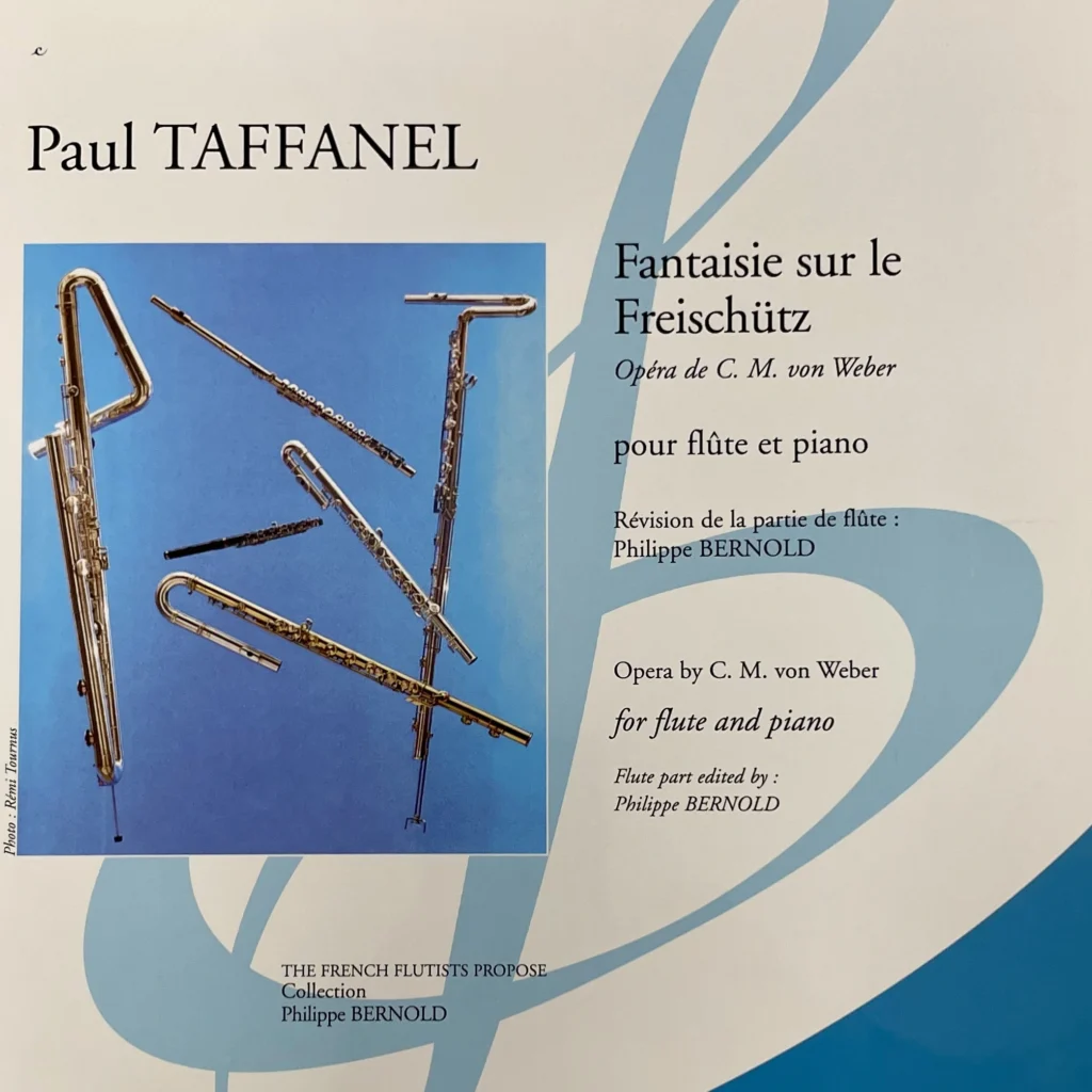 Fantasia sur le freischütz para Flauta de Taffanel