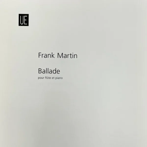 Balada para Flauta de Frank Martin