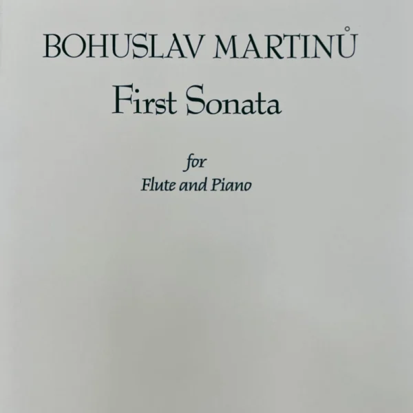 Sonata para Flauta de Martinu