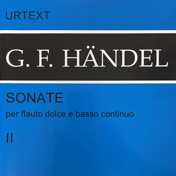 Sonatas urtext para Flauta II de Haendel