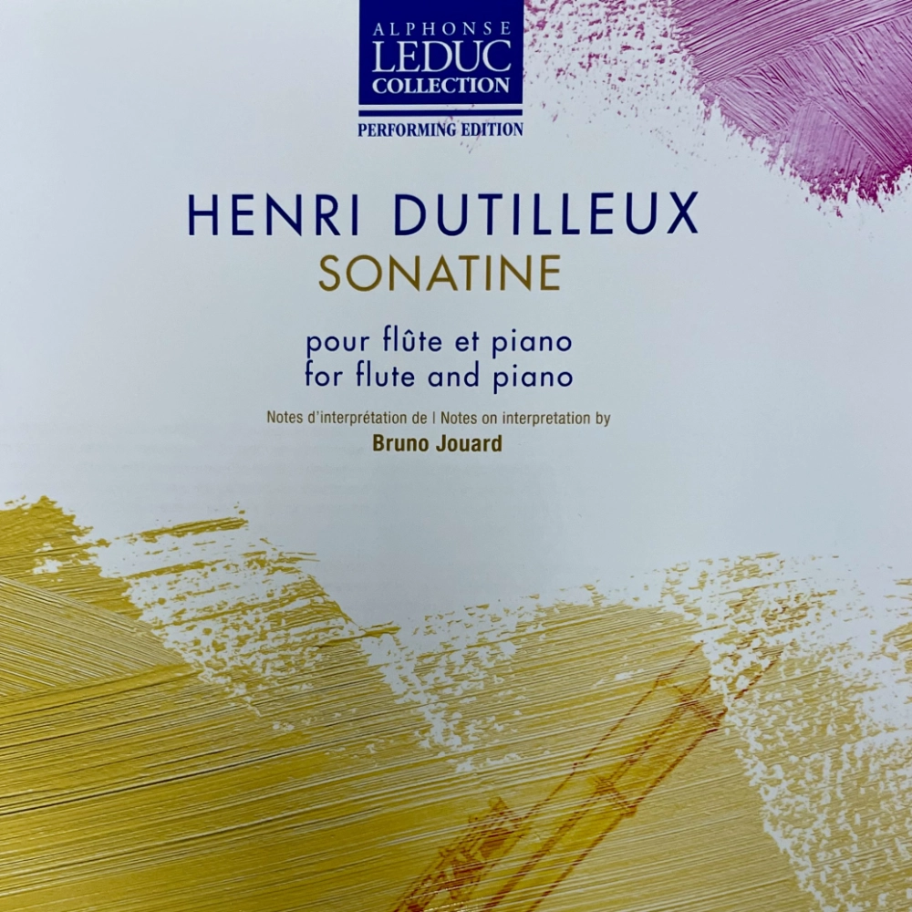 Sonatina para Flauta de Dutilleux