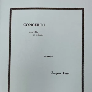 Concierto para Flauta de Ibert
