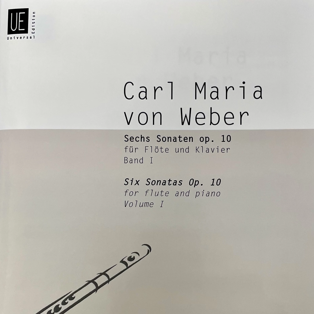 6 Sonatas para Flauta op 10 de Weber