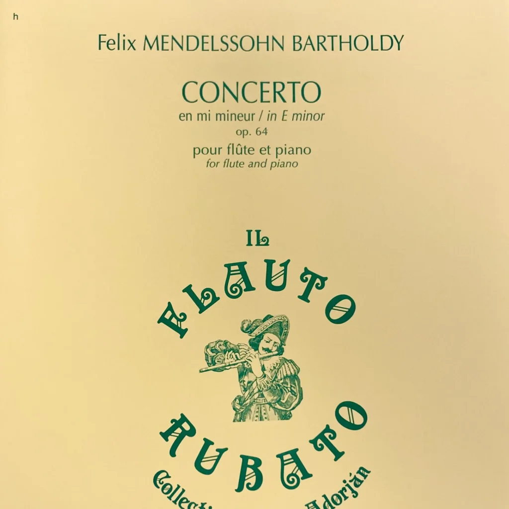 Concierto para Flauta en Mi menor op 64 de Mendelssohn