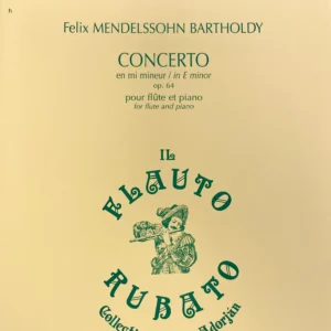 Concierto para Flauta en Mi menor op 64 de Mendelssohn