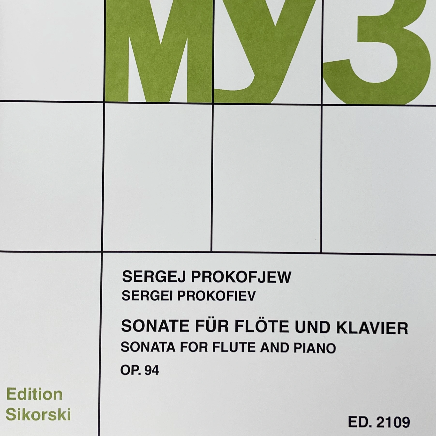 Sonata para Flauta op 94 de Prokofiev