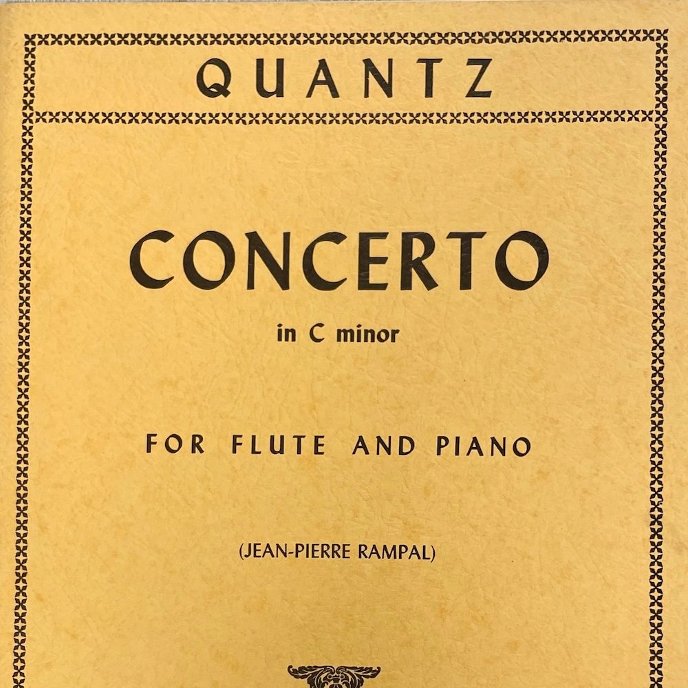 Concierto para Flauta en Do menor de Quantz