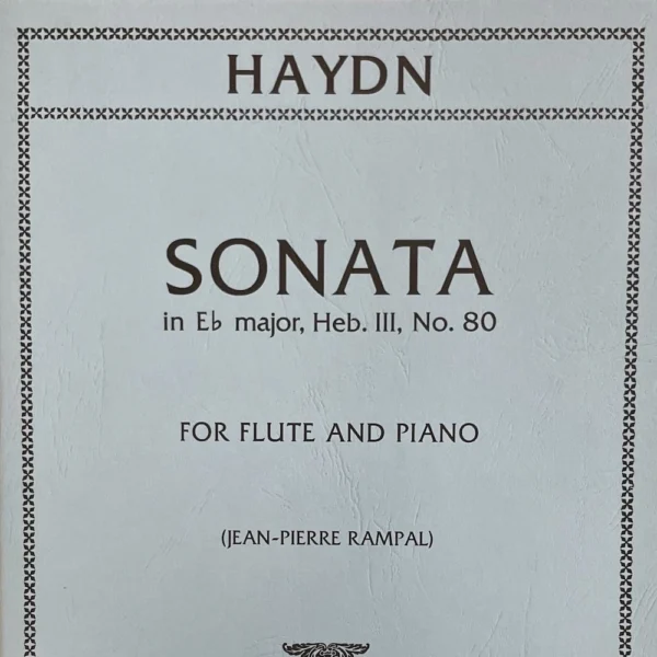 Sonata para Flauta Mib Mayor de Haydn