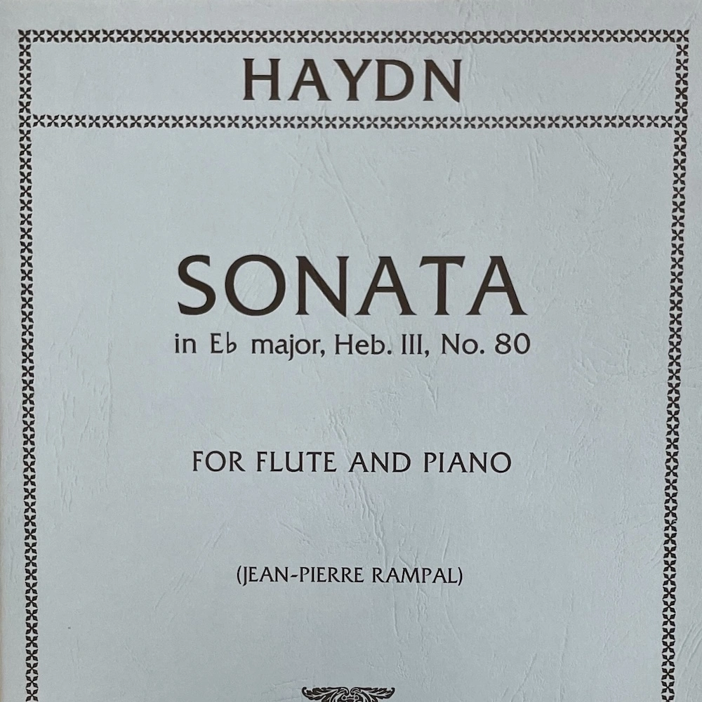 Sonata para Flauta Mib Mayor de Haydn