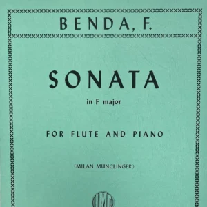 Sonata en Fa Mayor para Flauta de Benda