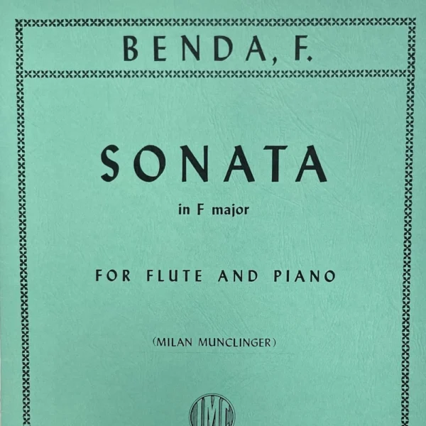 Sonata en Fa Mayor para Flauta de Benda