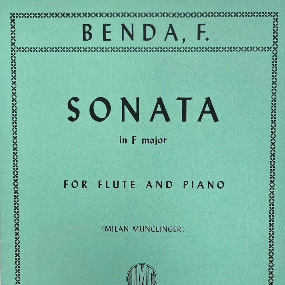 Sonata en Fa Mayor para Flauta de Benda