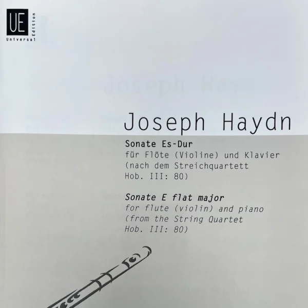 Sonata para Flauta Mi b Mayor de Haydn