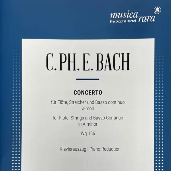 Concierto en La menor de C P E Bach