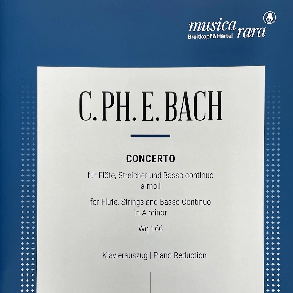 Concierto en La menor de C P E Bach
