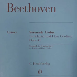 Senerade para Flauta en Re Mayor de Beethoven