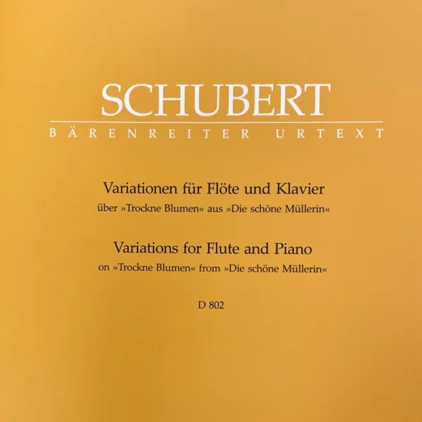 Variaciones para Flauta sobre Trocke Blumen de Schubert