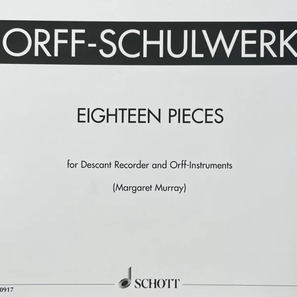 Eighteen pieces para Recorder de Orff