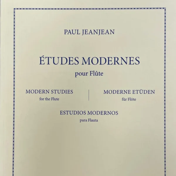 Estudios modernos para Flauta de Jean Jean