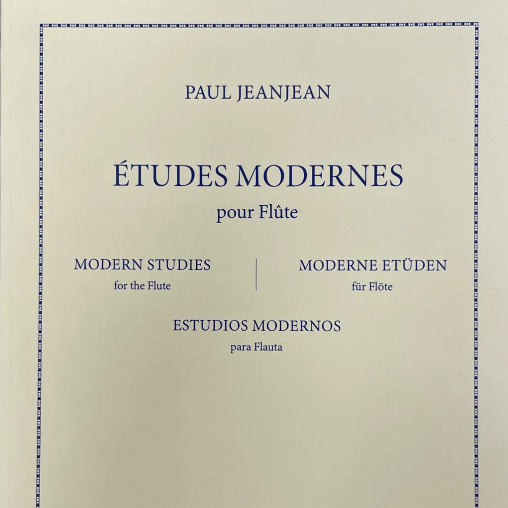 Estudios modernos para Flauta de Jean Jean