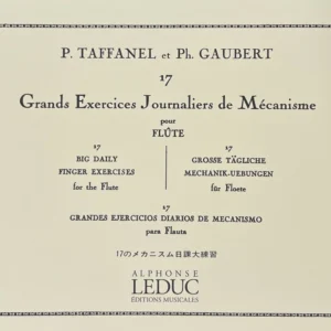 Grandes ejercicios diarios para Flauta de Taffanel / Gaubert