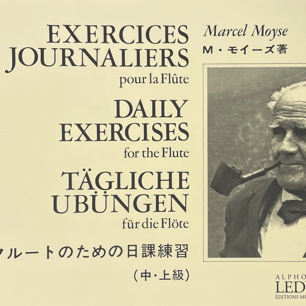 Ejercicios diarios para Flauta de Marcel Moyse