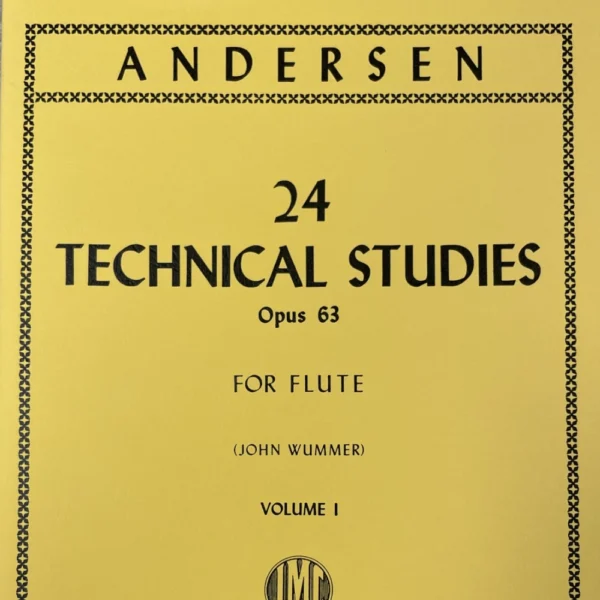 24 Estudios técnicos para Flauta Op. 63 de Andersen