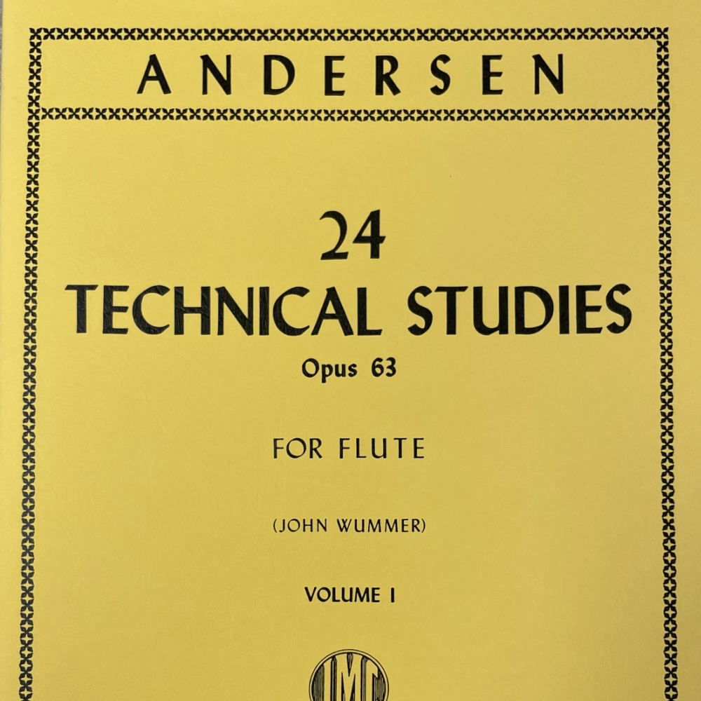 24 Estudios técnicos para Flauta Op. 63 de Andersen