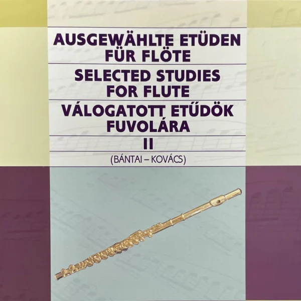 Estudios selectos para Flauta 2 de Bántai Kovacs