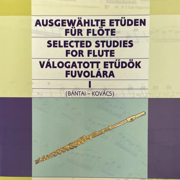 Estudios selectos para Flauta 1 de Bántai Kovacs
