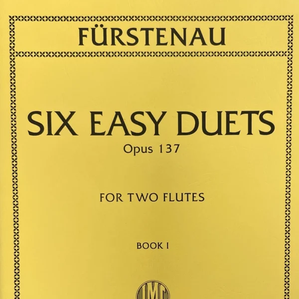 6 dúos fáciles para flauta de Fürstenau