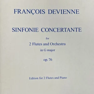 Sinfonía concertante para 2 Flautas en Sol Mayor de Devienne