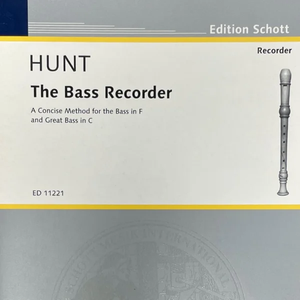 SCHOOT: HUNT - THE BASS RECORDER